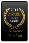 2011 AWARD  Saline  County Contractor  of the Year