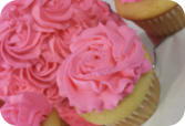 Rose Smash Cake with Matching Cupcakes
