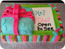 Gender Reveal Cake