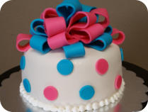 Gender Reveal Cake