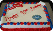 90th Birthday Cake