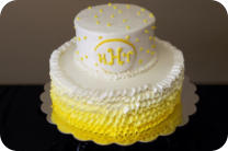 Ruffle Birthday Cake