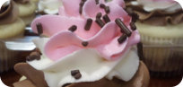 Neapolitan Cupcakes